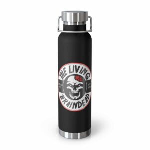 Living Braindead "Established" Logo Copper Vacuum Insulated Bottle, 22oz
