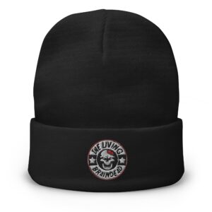 Living Braindead "Established" Logo (Star Version) Embroidered Beanie