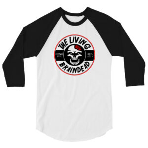 Living Braindead "Established" logo 3/4 sleeve raglan shirt