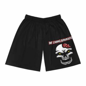 The Living Braindead "Shaded Skull" Basketball Shorts